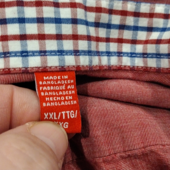 Xxl Izod Long sleeve button down shirt red - Picture 9 of 9